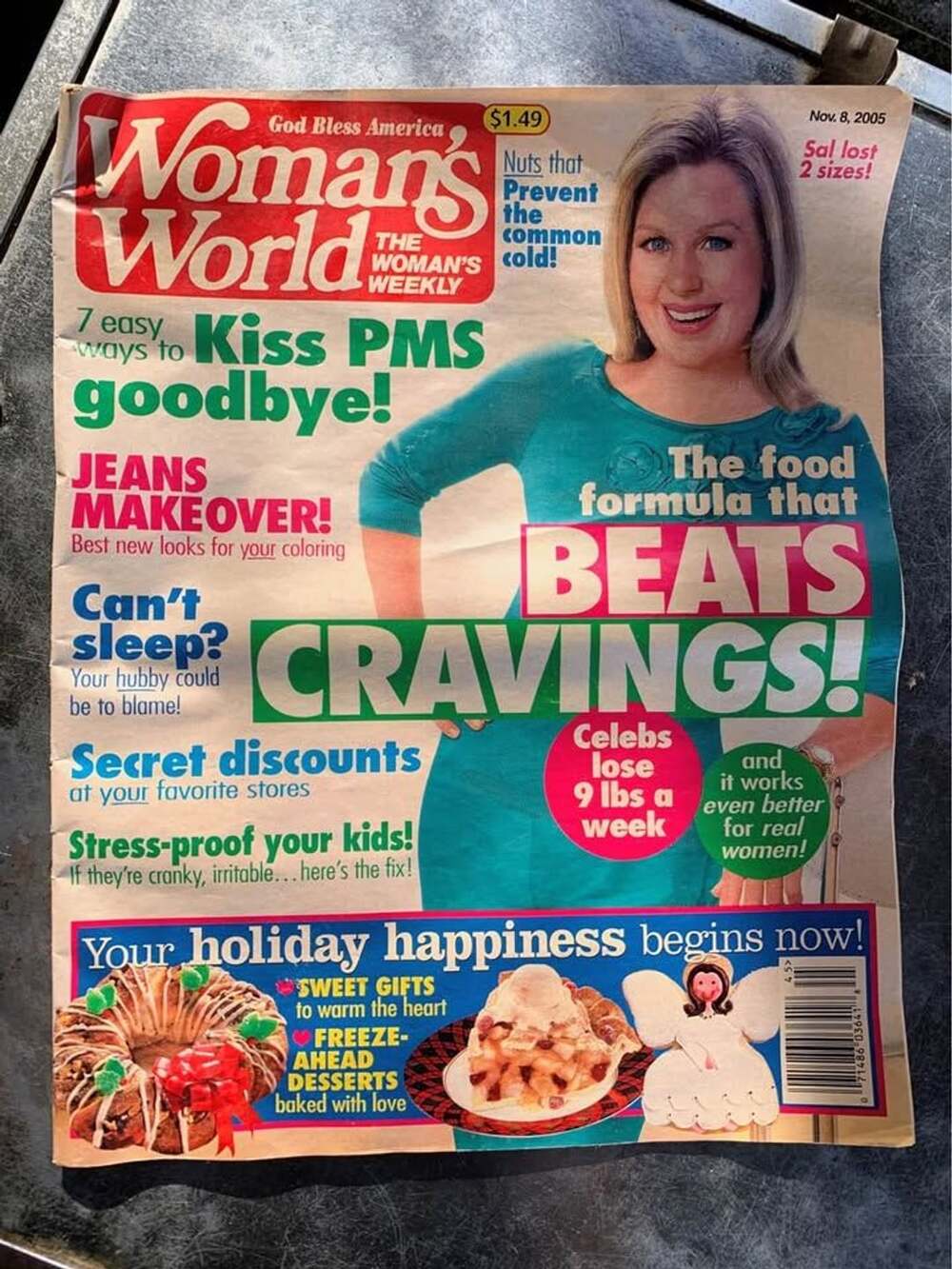 Vintage Woman's World Magazine Nov 8 2005 Edition